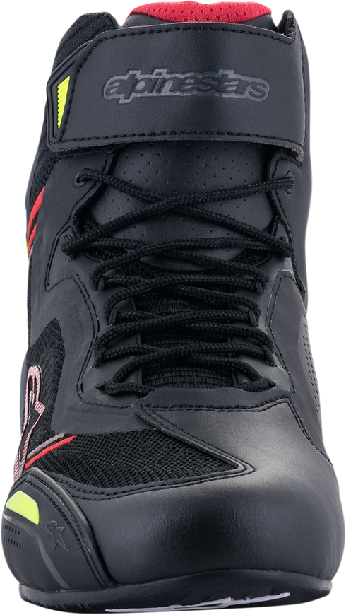 ALPINESTARS Faster-3 Rideknit? Shoes - Black/Red/Yellow - US 8 / EU 40.5 25103191368