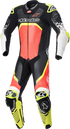 ALPINESTARS GP Tech v4 Leather Suit - Black/Red/Yellow Fluo - US 42 / EU 52 3156822-1355-52