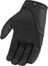 ICON Women's Hooligan™ CE Gloves - Black - Large 3302-0846