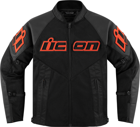 ICON Mesh AF™ Leather Jacket - Slayer - Medium 2810-3908