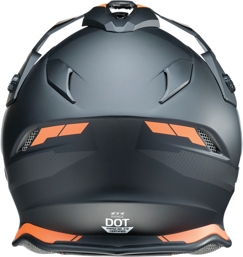 Z1R Range Helmet - Uptake - Black/Orange - Medium 0140-0116