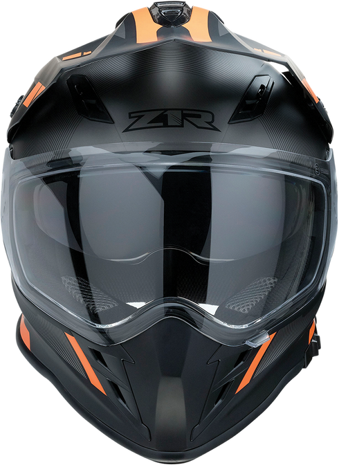 Z1R Range Helmet - Uptake - Black/Orange - Large 0140-0117