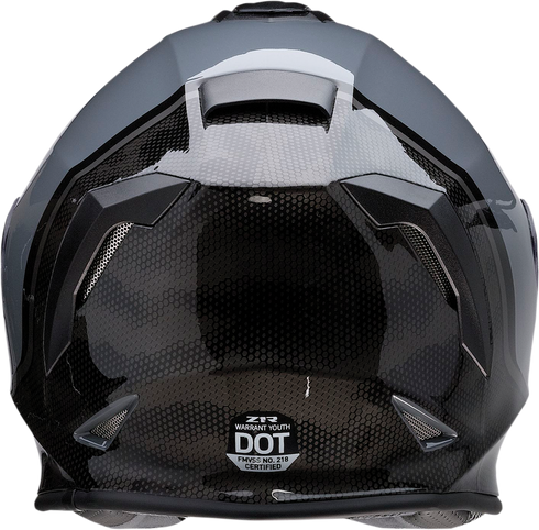 Z1R Youth Warrant Helmet - Kuda - Gloss Gray - Large 0102-0250