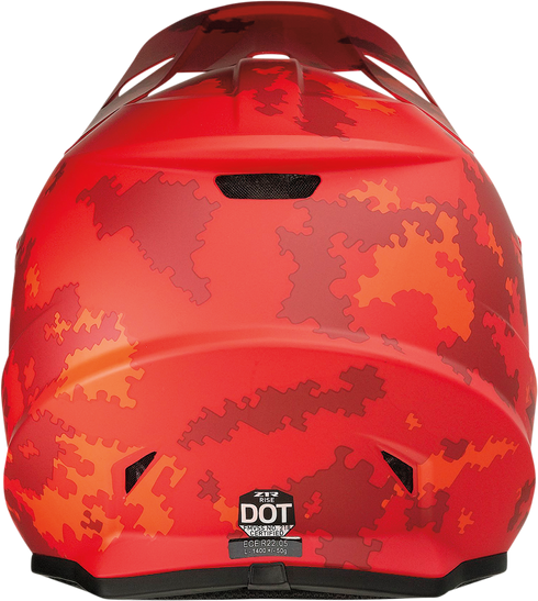 Z1R Rise Helmet - Digi Camo - Red - 2XL 0110-7285