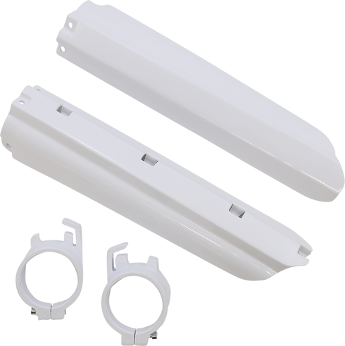 UFO Fork Tube Protectors - White - YZ YA02838-046