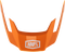100% Altec Visor - Neon Orange - XS/S 89025-00011