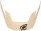 100% Altis Visor - Tan 89029-00004