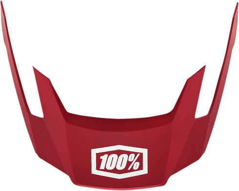 100% Altec Visor - Deep Red - XS/S 89025-00003