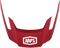 100% Altec Visor - Deep Red - XS/S 89025-00003