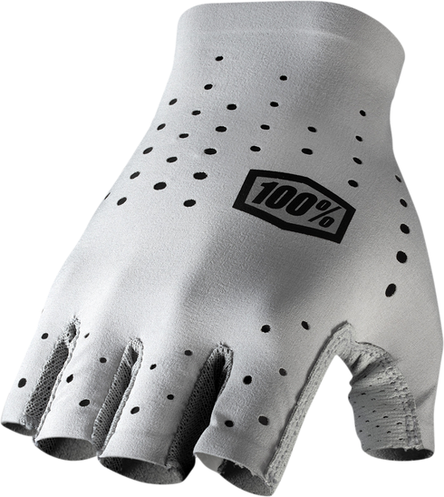 100% Sling Short Finger MTB Gloves - Gray - Medium 10021-00006