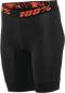 100% Women's Crux Liner Shorts - Black - Large 40050-00002
