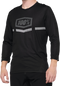 100% Airmatic 3/4 Sleeve Jersey - Black - Small 40018-00000