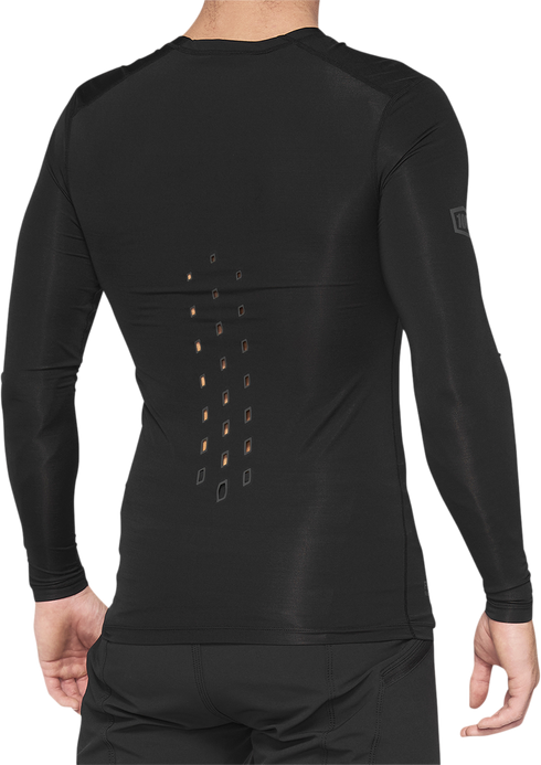 100% R-Core Concept Long-Sleeve Jersey - Black - Medium 40004-00001
