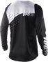 100% R-Core Long-Sleeve Jersey - Black/White - Large 40005-00012