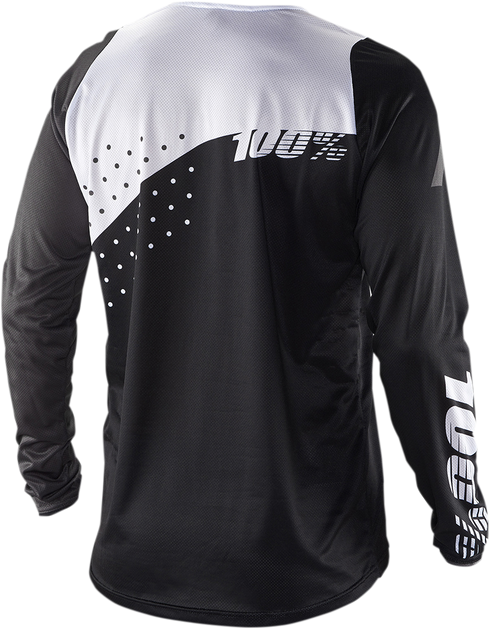 100% R-Core Long-Sleeve Jersey - Black/White - 2XL 40005-00014