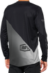 100% R-Core X Long-Sleeve Jersey - Black/Gray - Medium 40000-00001