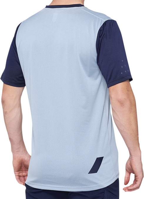 100% Ridecamp Short-Sleeve Jersey - Blue/Navy - Medium 40027-00011