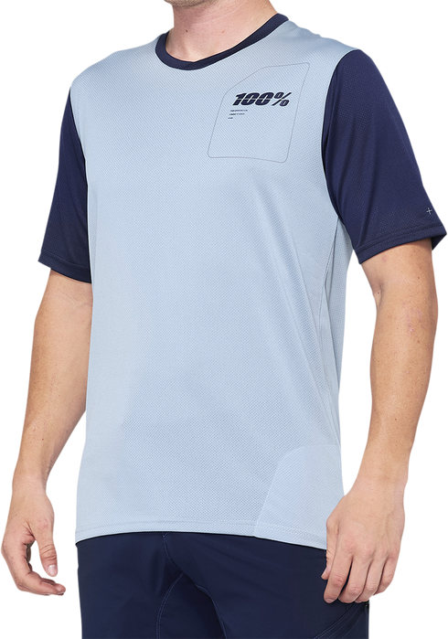 100% Ridecamp Short-Sleeve Jersey - Blue/Navy - XL 40027-00013