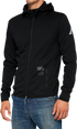 100% Viceroy Tech Zip Hoodie - Black - Medium 20037-00001