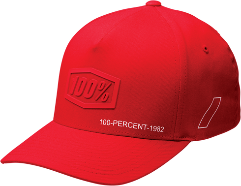 100% Shadow Flexfit? Hat - Red - Large/XL 20043-00011