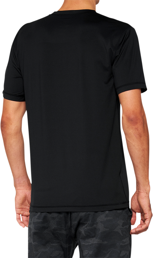 100% Mission Athletic T-Shirt - Black - 2XL 20014-00004