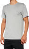 100% Mission Athletic T-Shirt - Gray - Small 20014-00005