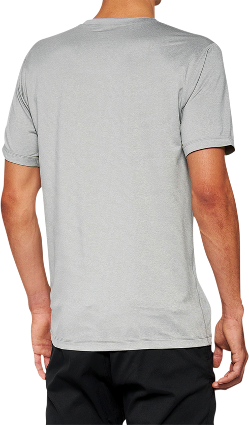 100% Mission Athletic T-Shirt - Gray - Small 20014-00005