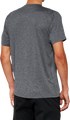 100% Mission Athletic T-Shirt - Charcoal - Small 20014-00010