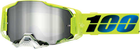 100% Armega Goggle - Koropi - Flash Silver Mirror Lens 50005-00013