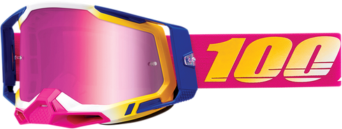 100% Racecraft 2 Goggle - Mission - Pink Mirror Lens 50010-00012