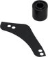 ARLEN NESS Replacement Breather Bolt Cover Plate - Inverted/Method/Clear Tear/Sidekick - Right - Black 600-058