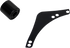 ARLEN NESS Replacement Breather Bolt Cover Plate - Inverted/Method/Clear Tear/Sidekick - Left - Black 600-056