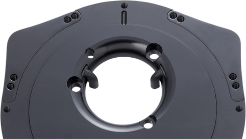 ARLEN NESS Replacement Breather Bolt Cover Plate - Inverted/Method/Clear Tear/Sidekick - Left - Black 600-056