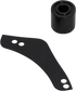 ARLEN NESS Replacement Breather Bolt Cover Plate - Inverted/Method/Clear Tear/Sidekick - Right - Black 600-062