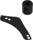 ARLEN NESS Replacement Breather Bolt Cover Plate - Inverted/Method/Clear Tear/Sidekick - Left - Black 600-064