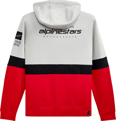 ALPINESTARS ALPINESTARS Position Zip Hoodie - Silver/Black/Red - 2XL 12125302210962X - 3050-5990