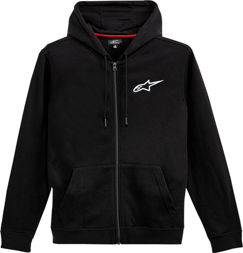 ALPINESTARS ALPINESTARS Ageless Zip Hoodie - Black/White - 2XL 12125360010202X - 3050-6015