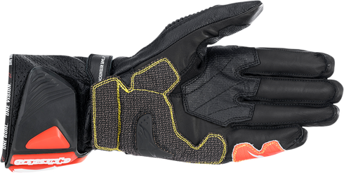 ALPINESTARS GP Tech V2 S Gloves - Black/White/Fluo Red - Large 3556422-1231-L