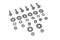 Colony Rear Fender Frame Clamp Bolt Kit - 2493-6