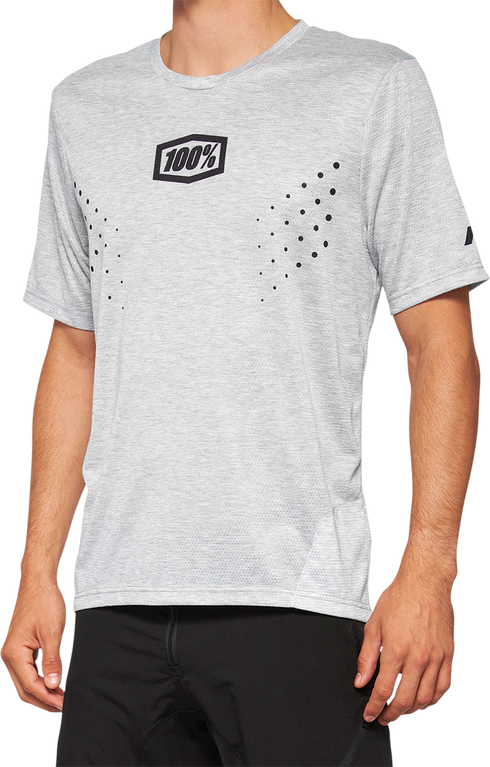 100% Airmatic Mesh Short-Sleeve Jersey - Gray - Small 40016-00005