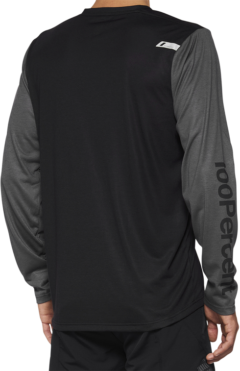 100% Airmatic Long-Sleeve Jersey - Black - Large 40019-00002