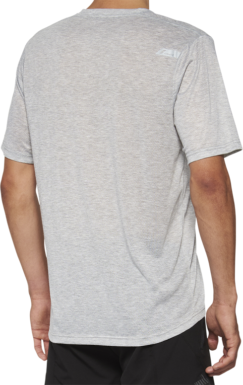 100% Airmatic Mesh Short-Sleeve Jersey - Gray - Large 40016-00007
