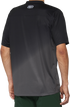 100% Celium Short-Sleeve Jersey - Black/Charcoal - Medium 40011-00001