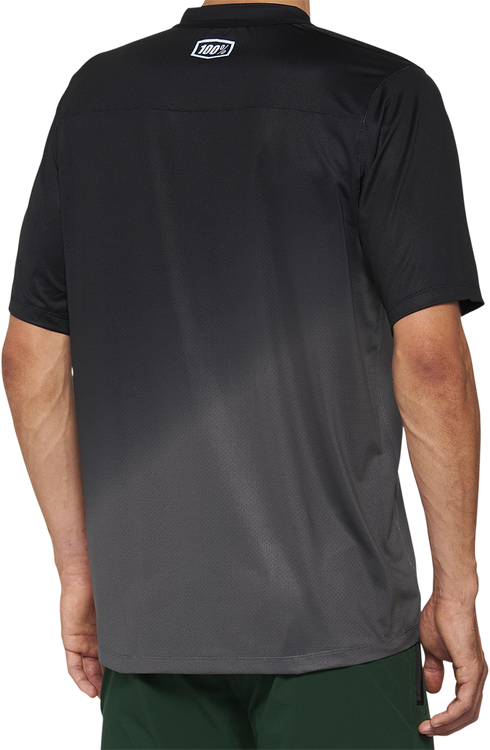 100% Celium Short-Sleeve Jersey - Short-Sleeve - Black/Charcoal - Small 40011-00000