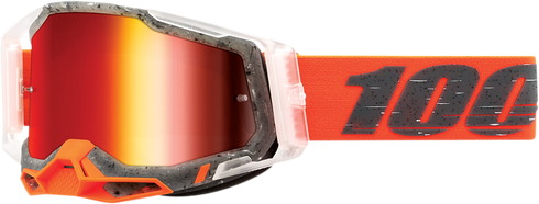 100% Racecraft 2 Goggle - Schrute - Red Mirror Lens 50010-00014