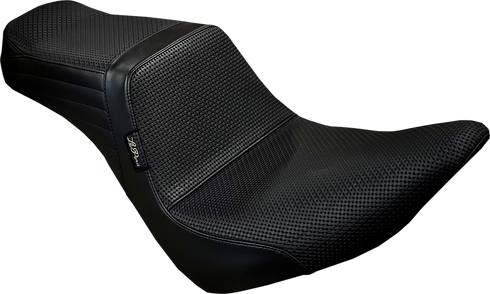 LE PERA Tailwhip Seat - Basketweave - Black - FXLR/FLSB '18-'23 LYR-580BW