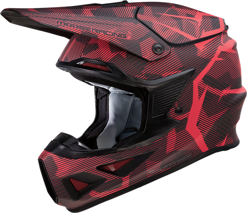 MOOSE OFFROAD F.I. Helmet - Agroid Camo - MIPS® - Red/Black - Small 0110-7760