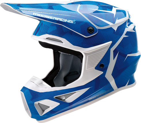 MOOSE OFFROAD F.I. Helmet - Agroid Camo - MIPS® - Blue/White - Medium 0110-7768