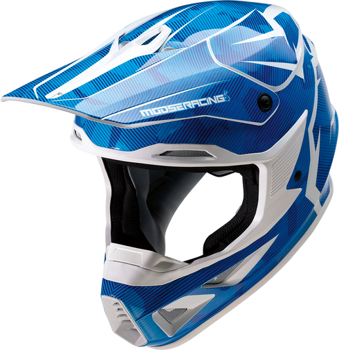 MOOSE OFFROAD F.I. Helmet - Agroid Camo - MIPS® - Blue/White - XL 0110-7770