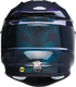 MOOSE OFFROAD F.I. Helmet - Agroid Camo - MIPS® - Iridescent Blue - Large 0110-7755